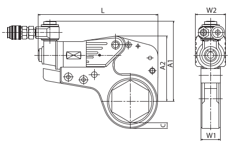 PMX Series Low Clearance Hydraulic Torque Wrench - Image 7