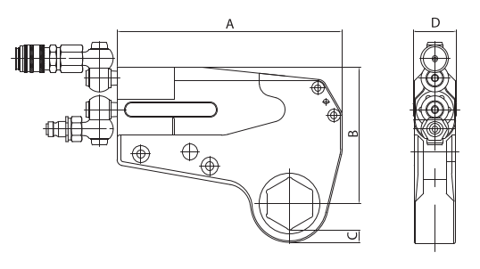 PX Low Clearance Hydraulic Torque Wrench - Image 5